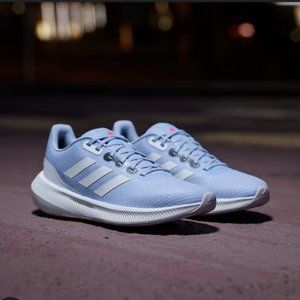 Women's Adidas Runfalcon 3.0 Blue Dawn/Zero Metallic/Silver Dawn